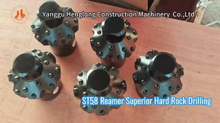 ST58 One Piece Rock Reamer Bit  Threaded Reaming Bit for Hard Rock Drilling