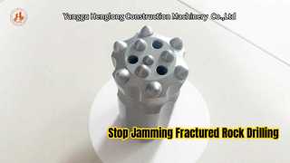 T38 64mm Retractable Button Bit With Retractable Skirt  Drilling in Fractured Rock