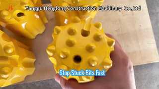 Anti Jam Retractable Skirt Retrac Button Bit  Special Drill Bit for Fragmented Variable Rock Strata